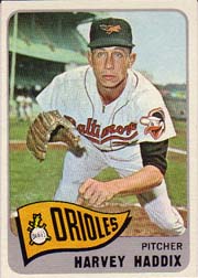 1965 Topps Baseball Cards      067      Harvey Haddix